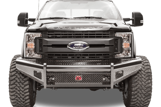 Fab Fours FS99-S1661-1 Ford F250/F350 Superduty 1999-2004 Black Steel Front Bumper No Guard