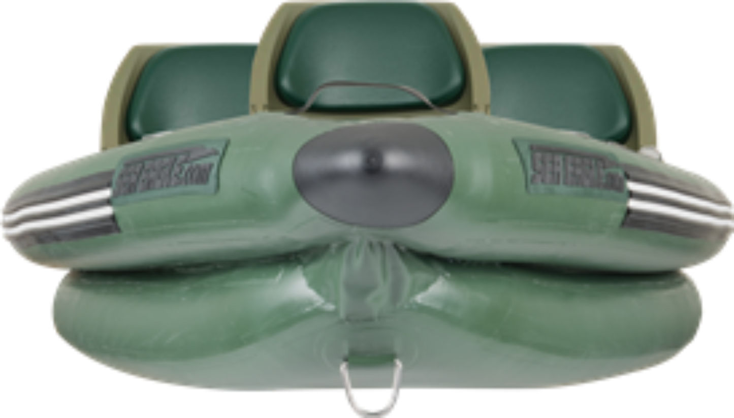 Sea Eagle FSK16K_SWC FishSkiff 16 Inflatable Fishing Boat 2 Person Swivel Seat Canopy Package New - FSK16K_SWC