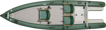 Sea Eagle FSK16K_SWC FishSkiff 16 Inflatable Fishing Boat 2 Person Swivel Seat Canopy Package New - FSK16K_SWC