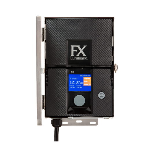 FX Luminaire DX Transformer Matte Gray with Integrated Astronomic Timer - DX150M