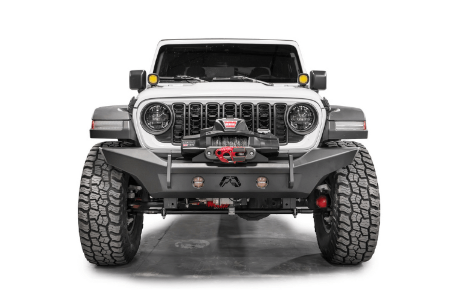 Fab Fours Lifestyle Winch Bumper JL24-B5051-1 3/4th Width Front Bumper No Guard 2020-2025 Jeep Gladiator JT