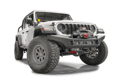 Fab Fours Lifestyle Winch Bumper JL24-B5051-1 3/4th Width Front Bumper No Guard 2020-2025 Jeep Gladiator JT