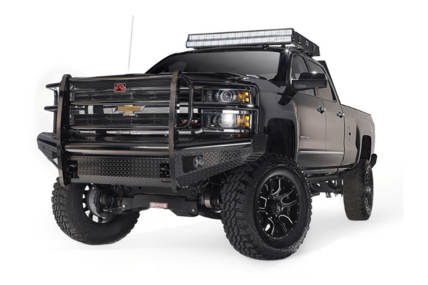 Fab Fours Universal Roof Rack 48" with 2-stage Matte Black Powder Coat Finish RR48-1 2007-2019 Chevy Silverado 1500