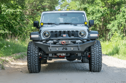 Fab Fours Winch Bumper Lifestyle JL24-B5052-1 3/4th Width Front Bumper Pre-Runner Guard 2018-2025 Jeep Wrangler JL