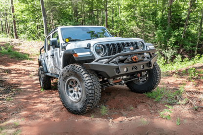 Fab Fours Winch Bumper Lifestyle JL24-B5052-1 3/4th Width Front Bumper Pre-Runner Guard 2018-2025 Jeep Wrangler JL