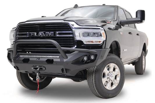 Fab Fours DR10-X2952-1 Dodge Ram 2500/3500 2010-2018 Matrix Front Bumper Winch Ready Pre-Runner Guard