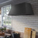 Faber Chloe Wall Mount Range Hood In Matte Black With Size Options - CHLO28BK600c