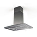 Faber Dama Isola Island Mount Range Hood With Sizing Options In Stainless Steel - DAMAIS36SSV