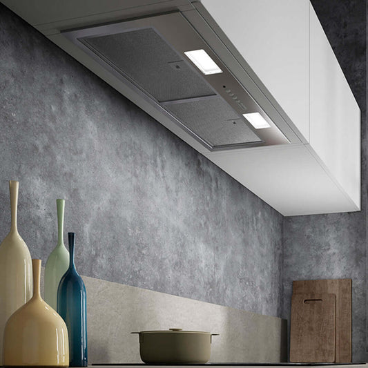 Faber Inca 28 in. Smart Stainless Steel Built-In Range Hood - INSP28SS240