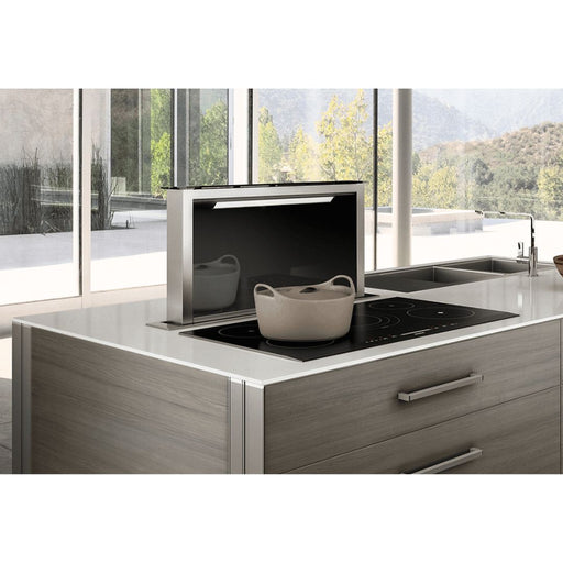 Faber Scirocco Lux Downdraft Range Hood With Size Options In Stainless Steel - SCLX