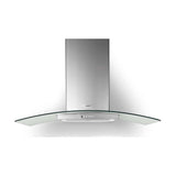 Faber Tratto Wall Mount Range Hood with Size Options In Stainless Steel - TRAT30SSV