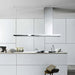 Falmec Lumen Isola 70 in Overhang Island Mount Range Hood in Stainless Steel - Fdlum70i5ss