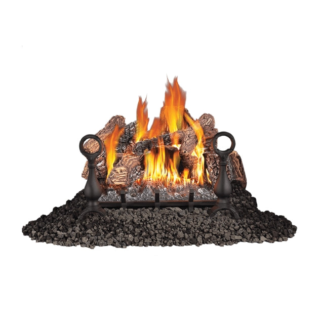 Napoleon Fireplaces Fiberglow Vent Free Gas Log Set with Burner, Natural Gas, Napoleon, 18", GVFL18N