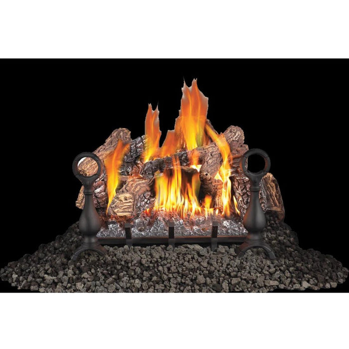 Napoleon Fireplaces Fiberglow Vented Gas Log Set with Electronic Ignition, Natural Gas, Napoleon, 18", 24", 30", GL18NE