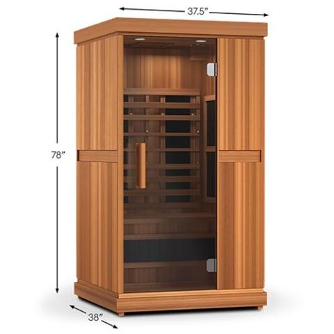 Finnmark Full-Spectrum Infrared Sauna | 1 Person - FD-KN001