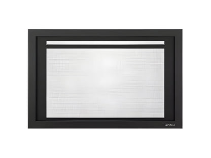 Heat & Glo Firescreen 35 Front (Escape Insert) - FS-FB35-BK