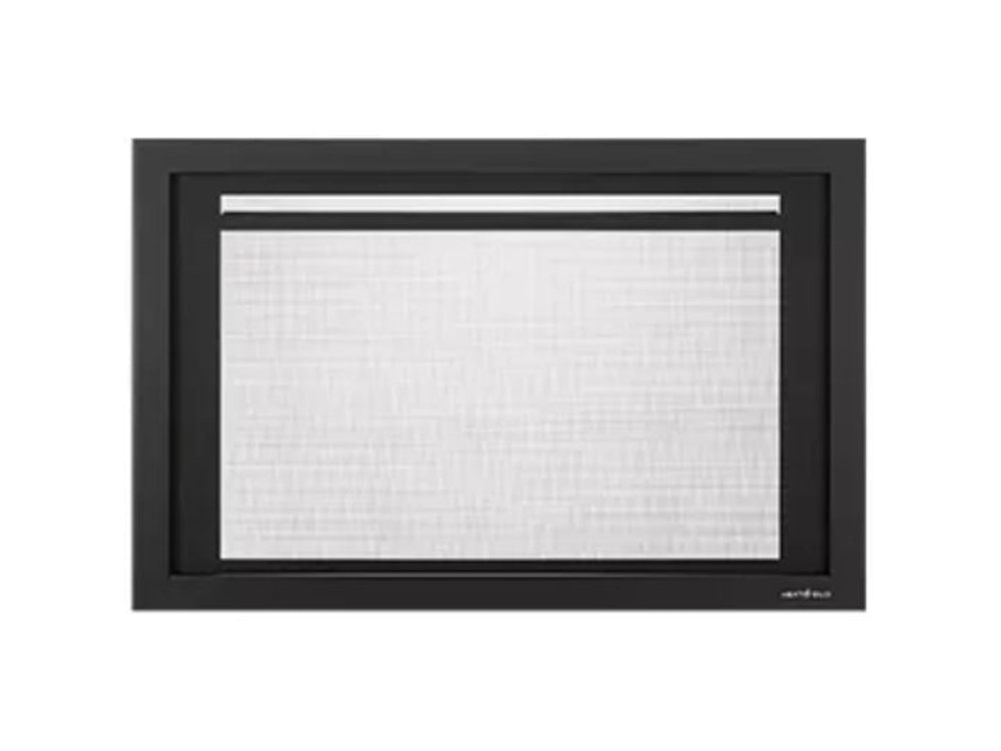 Heat & Glo Firescreen 30 Front (Escape Insert) - FS-FB30-BK