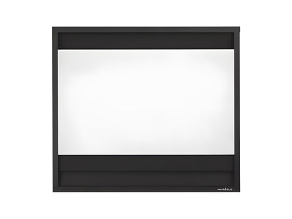 Heat & Glo Firescreen 9 Front - FS-9-BK