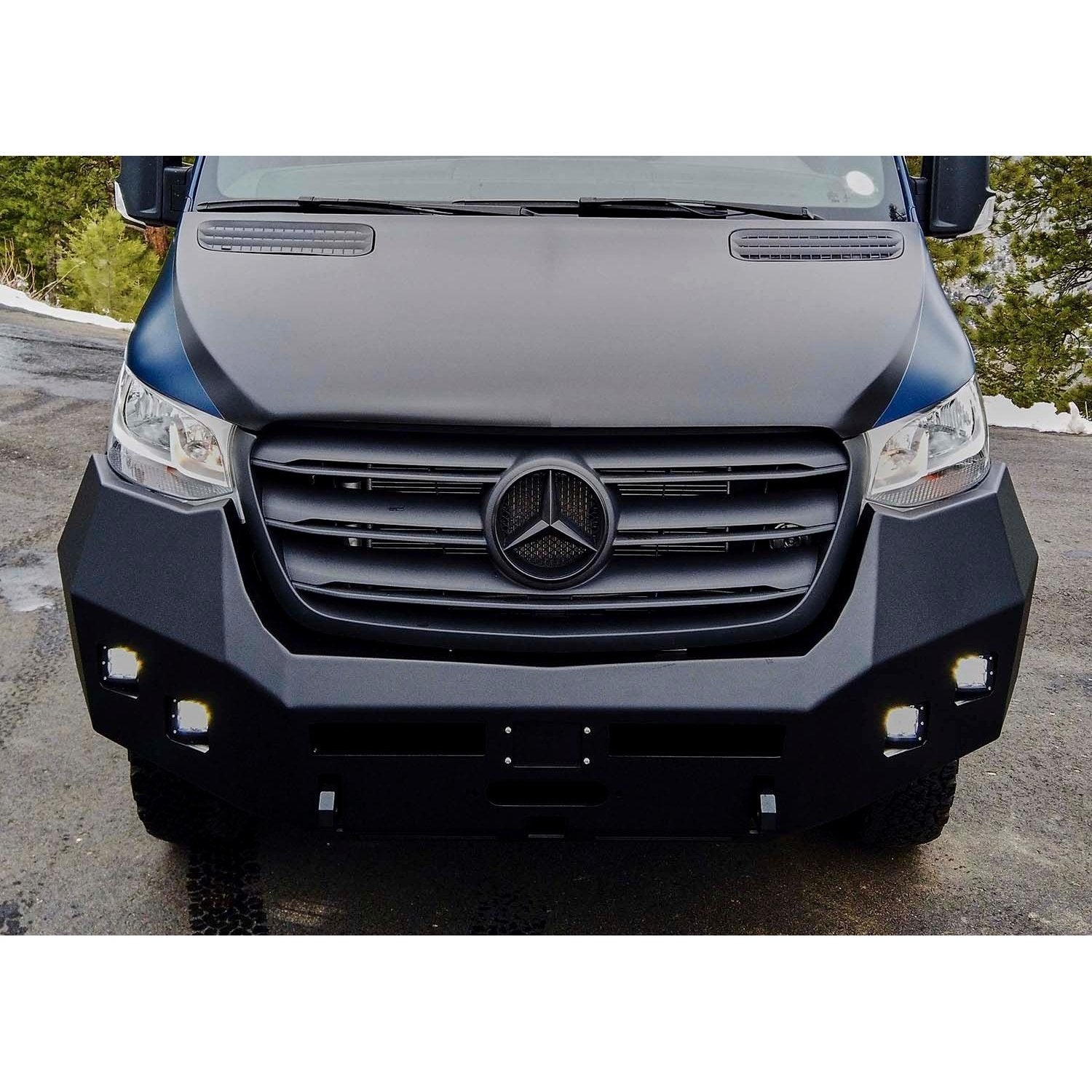 Backwoods Adventure Mods Mercedes Sprinter 2019+ Front Bumper No Bull Bar