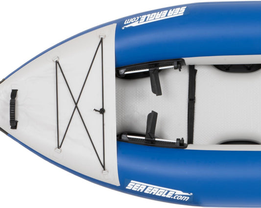 Sea Eagle 300X Explorer Inflatable Kayak Pro Package Blue Gray New - 300XK_P