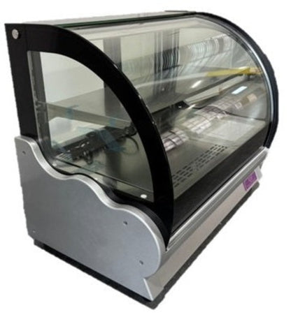 Chef AAA  35"W Curved Glass Countertop Heated Display Case - WTCH-90