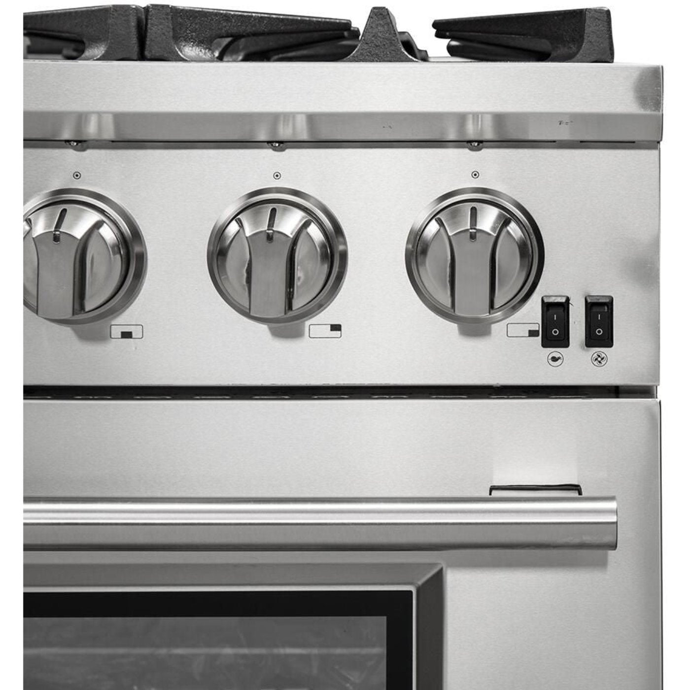 Forno Appliance Package - 36 Inch Gas Burner/Electric Oven Pro Range, Wall Mount Range Hood, Microwave Drawer, Dishwasher, AP-FFSGS6187-36-W-6