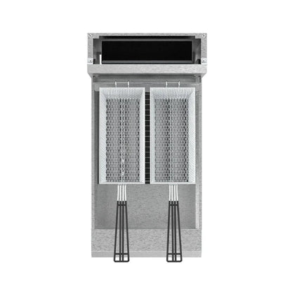 Serv-Ware SGF-40N 15.5” Stainless Steel 3 Tube Fryer, Natural Gas, 30,000 BTU/H - SGF-40N