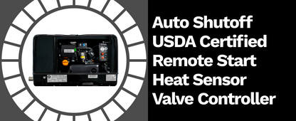 RVMP Flex Power 2800i | 2800 Watt Dual-Fuel Installed RV Generator -, 4LI-RV281