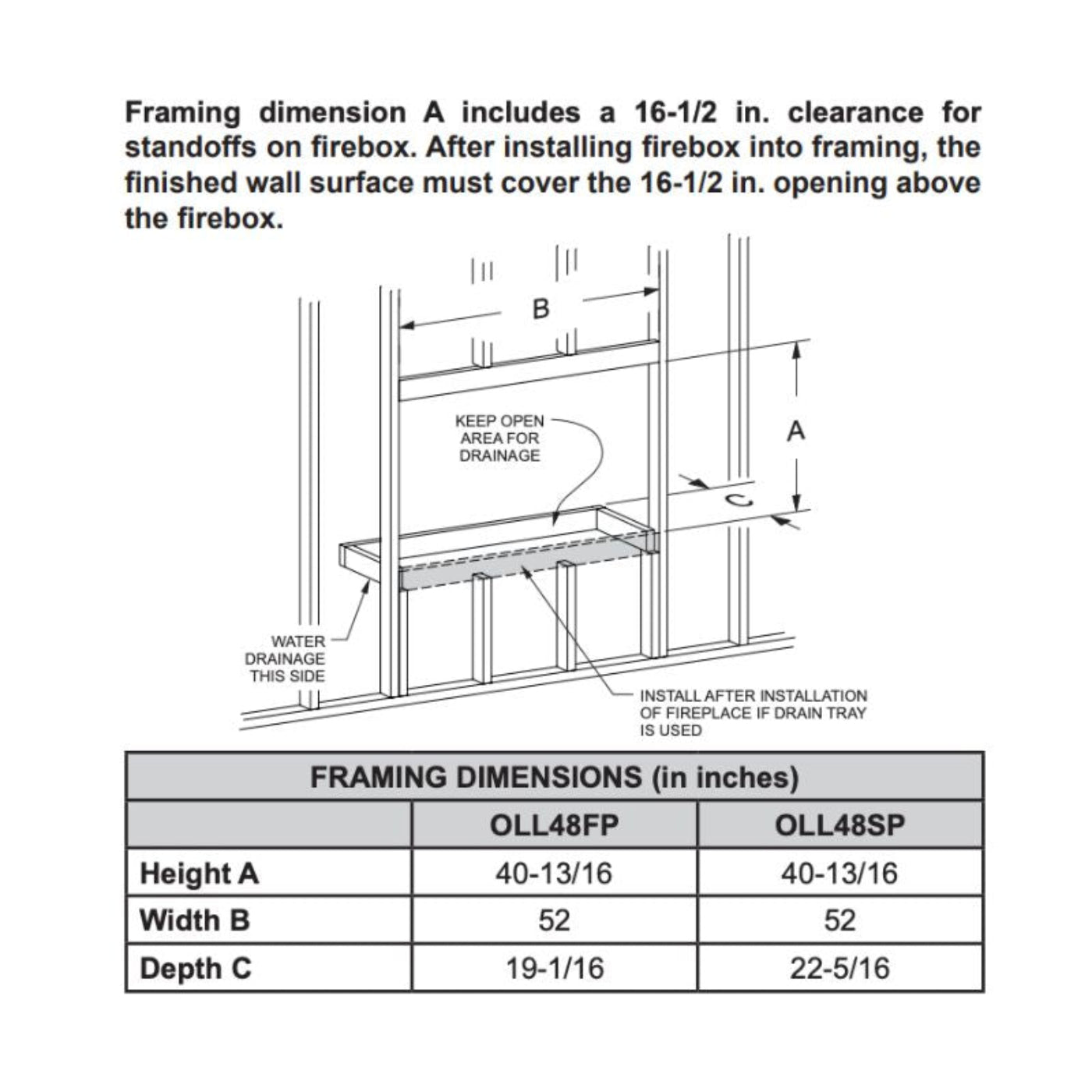 Empire Carol Rose 48" Vent Free Outdoor Stainless Steel Linear Fireplace | OLL48FP - OLL48FP12SN