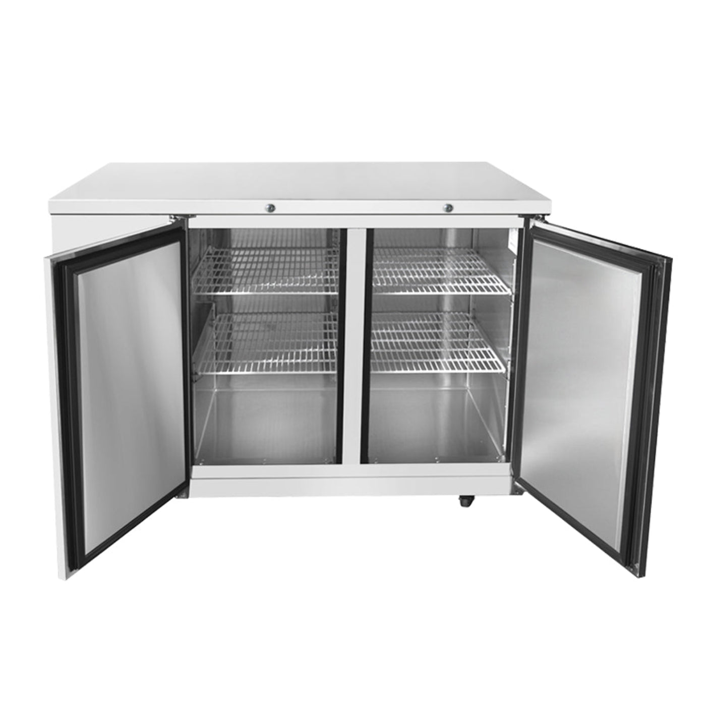 Frigos 50" Two Solid Door Stainless Steel Back Bar Refrigerator - FGA-BBR-2D-48