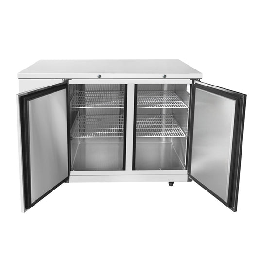 Frigos 50" Two Solid Door Stainless Steel Back Bar Refrigerator - FGA-BBR-2D-48