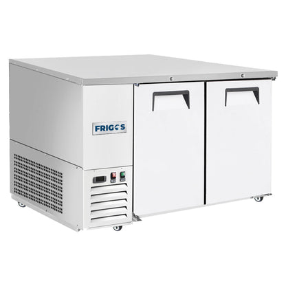 Frigos 50" Two Solid Door Stainless Steel Back Bar Refrigerator - FGA-BBR-2D-48