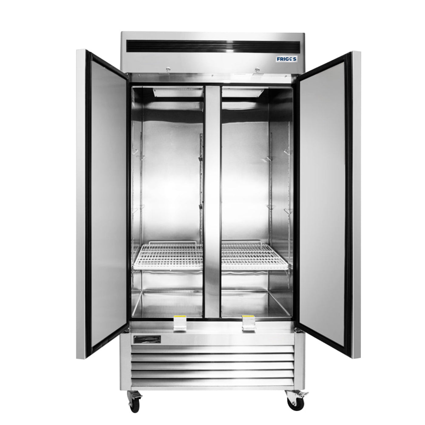 Frigos 39.5" Two Door Bottom Mount Slim Reach In Freezer 28.5 Cu. Ft. - FGA-BMF-2D-40