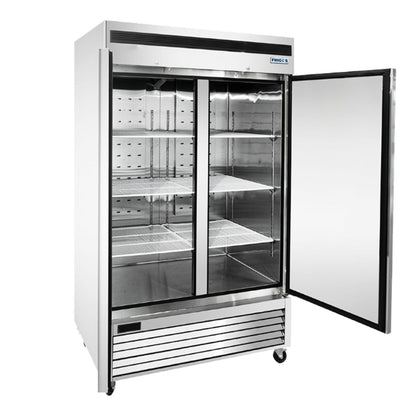 Frigos 54.40'' Bottom Mounted (2) Solid Door Reach-In Refrigerator 46.77 Cu. Ft. - FGA-BMR-2D-54