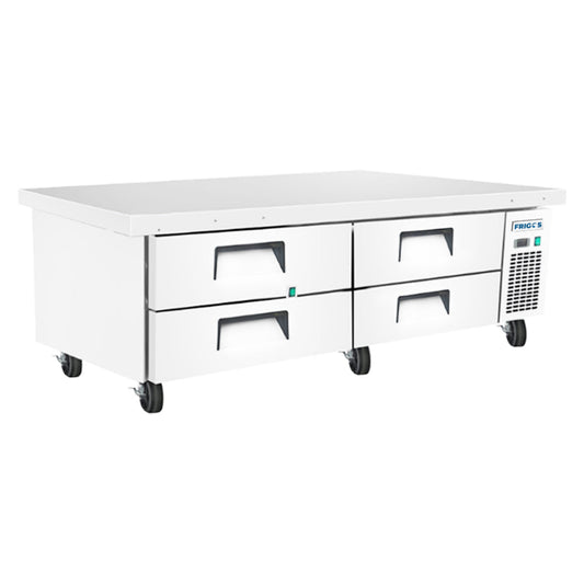 Frigos 72" (4) Drawer Refrigerated Chef Base with Extended Top - FGA-CB-4DR-72