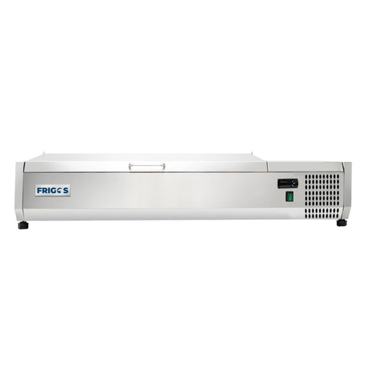 Frigos 50" Refrigerated Countertop Prep Station - FGA-CTPS-10P-50