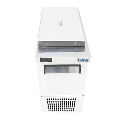 Frigos 17" Slim Sandwich Prep Table - FGA-SPT-8P-17-NC