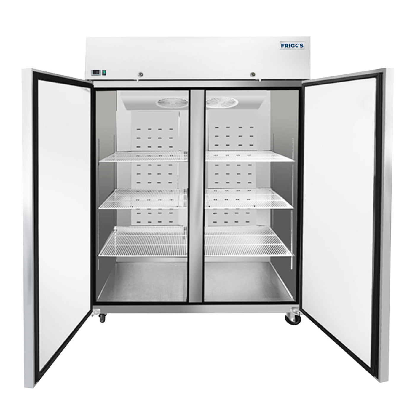 Frigos 51.75'' Top Mounted (2) Solid Door Reach-In Freezer 43.2 Cu Ft. - FGA-TMF-2D-52