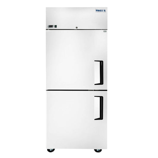 Frigos 28.75'' Top Mounted (2) Half Door Reach-In Freezer 21.4 Cu Ft. Left Hinged - FGA-TMF-2HD-29-L