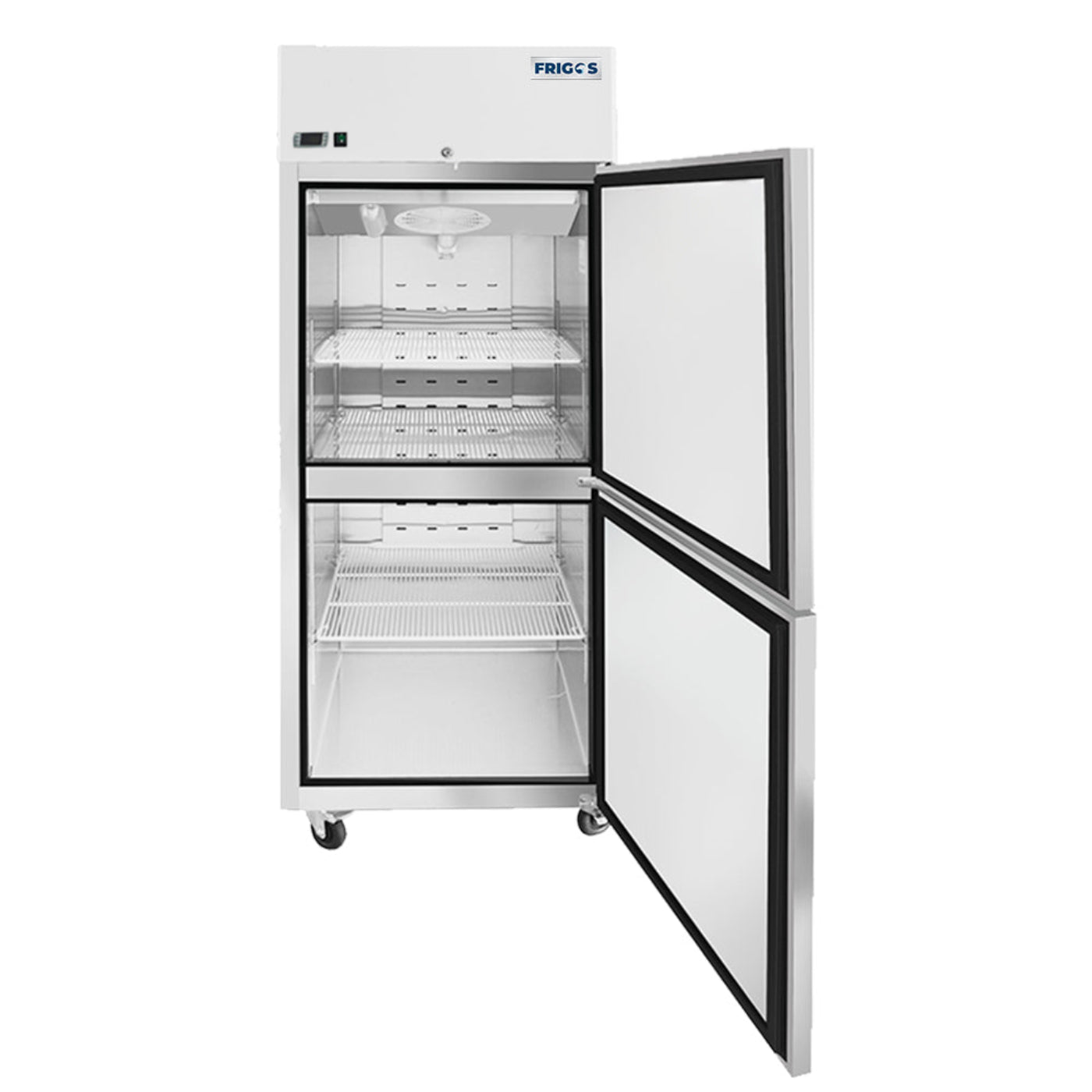 Frigos 28.75'' Top Mounted (2) Half Door Reach-In Freezer 21.4 Cu Ft. - FGA-TMF-2HD-29