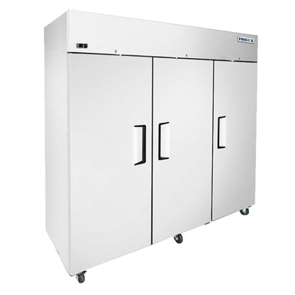 Frigos 77.80'' Top Mounted (3) Solid Door Reach-In Freezer 64.9 Cu. Ft. - FGA-TMF-3D-78
