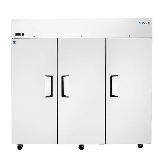 Frigos 77.80'' Top Mounted (3) Solid Door Reach-In Freezer 64.9 Cu. Ft. - FGA-TMF-3D-78