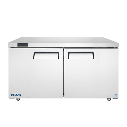 Frigos 60" Two Door Undercounter Freezer - FGA-UCF-2D-60