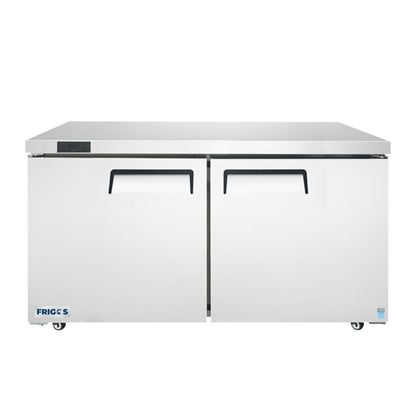 Frigos 60" Two Door Undercounter Freezer - FGA-UCF-2D-60
