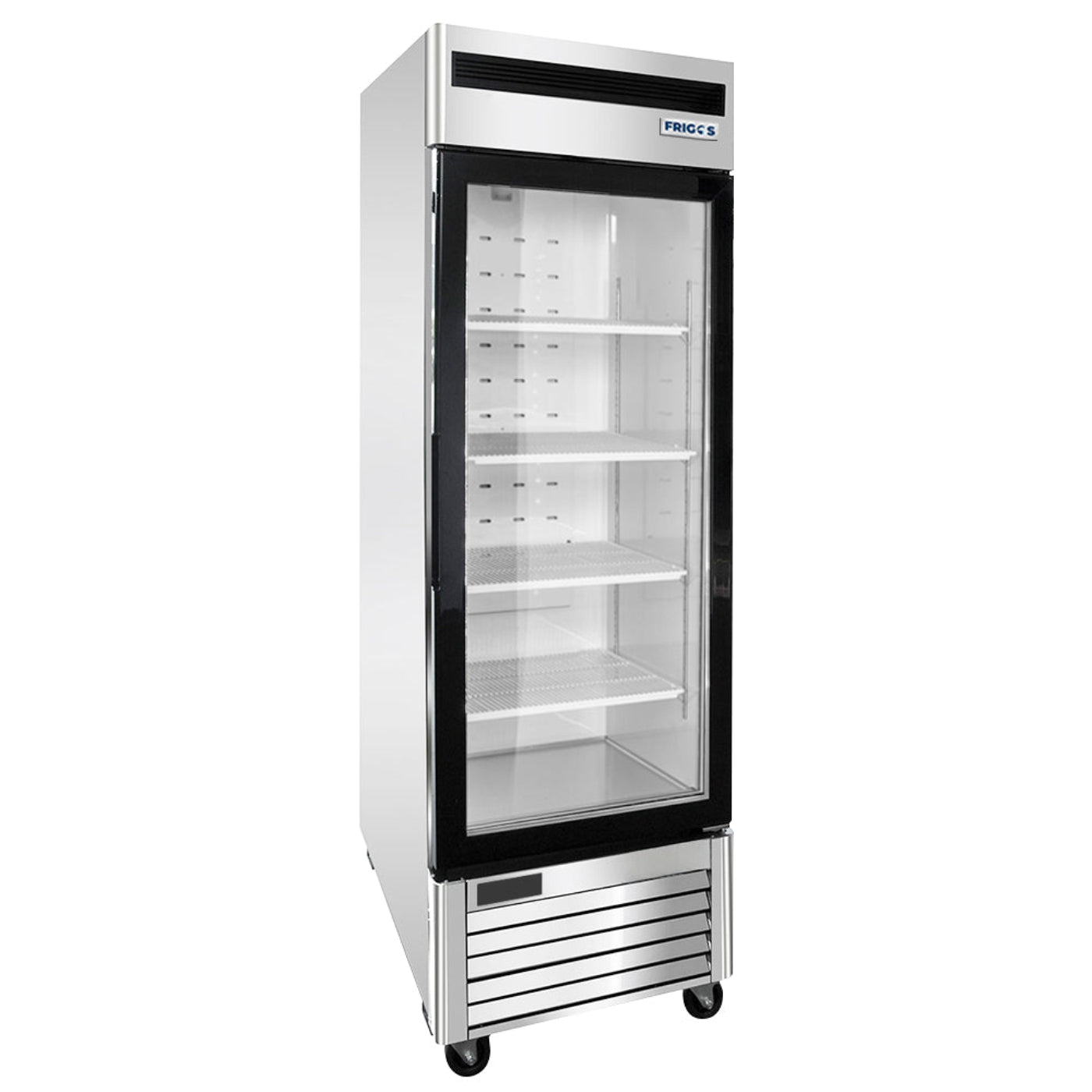 Frigos Stainless Steel Glass Door Reach-In Refrigerator Frigos 19.1 Cu. Ft. - FGA-BMR-1GD-27