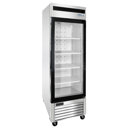 Frigos Stainless Steel Glass Door Reach-In Refrigerator Frigos 19.1 Cu. Ft. - FGA-BMR-1GD-27