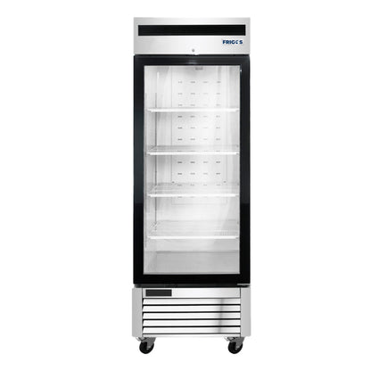 Frigos Stainless Steel Glass Door Reach-In Refrigerator Frigos 19.1 Cu. Ft. - FGA-BMR-1GD-27