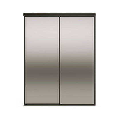 Doors22 80x96 Glass Sliding Closet Door Frosted 2 panels - CLB80x96frosted
