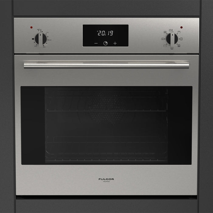 Fulgor Milano 24 in. 100 Series Electric Convection Single Wall Oven - F1SM24S2