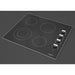 Fulgor Milano 24 in. 300 Series Electric Cooktop with 4 Burners and Glass Ceramic Cooktop in Stainless Steel - F3RK24S2